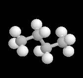 Molécule de butane