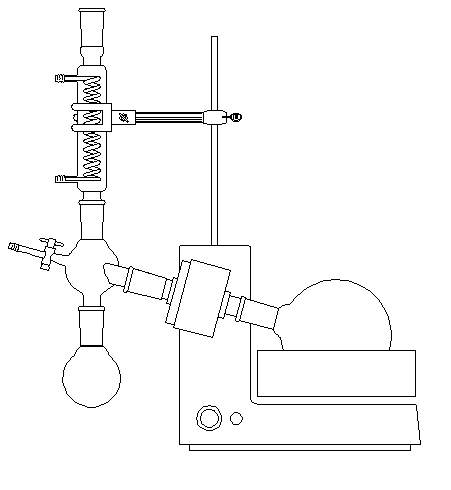 Schéma d'un rotavapor